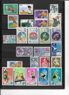 Lotpm111 Lot De Timbres Oblitérés Tennis De Table Tafel Tennis TischTennis Pingpong - Tafeltennis