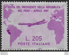 1961 Italia Lire 205 Gronchi Rosa MNH Sassone N. 921 - 1961-70: Nieuw/plakker