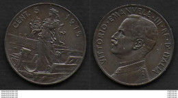 1915 Italia VE III 5c. Italia Su Prora SPL - 1900-1946 : Victor Emmanuel III & Umberto II