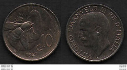 1927 Italia VE III 10c. Ape In Rame FDC - 1900-1946 : Vittorio Emanuele III & Umberto II