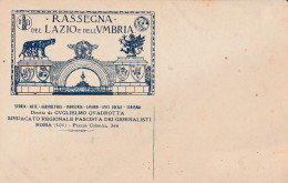 Cartolina - Postcard / Non Viaggiata /  Rassegna Del Lazio E Dell'Umbria. - Advertising