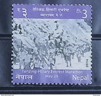 Nepal - 2014 - Tenzing-Hillary Everest Marathon   -  USED, (D) ( Condition As Per Scan) (OL 20/03/2020) - Népal