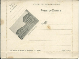 FRANCE CARTE-PHOTO MONTPELLIER ( HERAULT ) NON CIRCULEE    LETTRE COVER - Autres & Non Classés