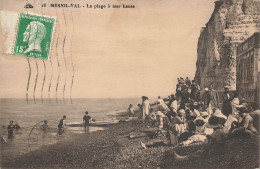 CPA Mesnil Val-La Plage à Mer Haute-18-Timbre     L2859 - Mesnil-Val