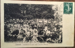 CPA, 24, Folklore Occitan Patois, Ribérac Félibrée Du 20 Juin 1909, La Cour D'Amour, Animée, écrite En 1909 - Riberac