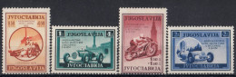 YUGOSLAVIA 381-384,unused,falc Hinged (*) - Unused Stamps