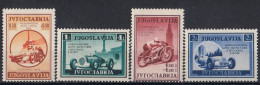 YUGOSLAVIA 381-384,unused,falc Hinged (*) - Ungebraucht