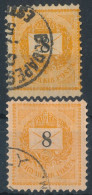 1888. Black Number Krajcar 8kr Stamps - ...-1867 Préphilatélie