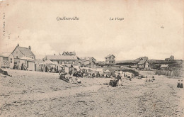 FRANCE - Quiberville - La Plage - Animé - Carte Postale Ancienne - Autres & Non Classés
