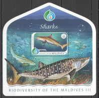 Maldives - 2018 - Fishes: Shark - Yv Bf 1178 - Fishes