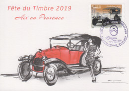 Carte    Locale   Maximum  1er   Jour    FRANCE    Fête  Du  Timbre    AIX  EN  PROVENCE    2019 - 2010-2019