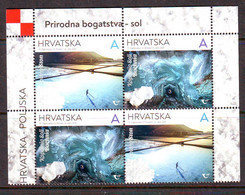 Croatia 2021 Joint Croatia-Poland Edition Natural Wealth - Salt (2x2) MNH - Kroatië