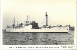 CPA BAHIA THETIS - Ecole - Argentine - Argentina - Ed. Marius Bar , Toulon - Guerre