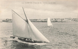 FRANCE - St Servan - L'Anse Des Bas - Sablons à Marée Haute - Vue Sur La Mer - Bateaux - Carte Postale Ancienne - Saint Servan