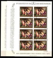 Liechtenstein 655-657 Gestempelt Kleinbogen #HW674 - Altri & Non Classificati