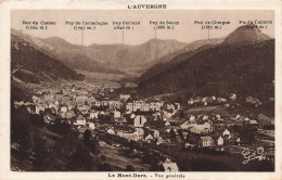FRANCE - Le Mont Dore - Vue Générale - Roc Du Cuzeau - Puy De Carcadogne - Puy Ferrand - Sancy - Carte Postale - Le Mont Dore