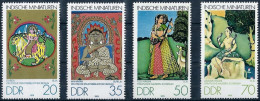 ALLEMAGNE DE L'EST - ART - MINIATURES DES INDES - N° 2083 A 2086 - NEUF** MNH - Autres & Non Classés