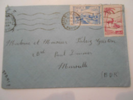 Maroc , Lettre De çasablança 1948 Pour Marseille - Cartas & Documentos