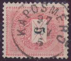 1889. Black Number Krajcar 5kr Stamp, KAPOSMERO - ...-1867 Vorphilatelie