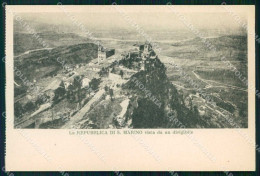 San Marino Città Veduta Da Dirigibile Cartolina RT1100 - San Marino