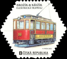 ** 1166 Czech Republic Tramway Of Brozik And Krizik 2022 - Nuevos