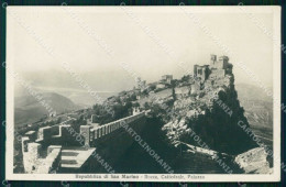 San Marino Città Rocca Cattedrale Palazzo Foto Cartolina RT1121 - Saint-Marin