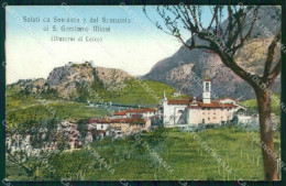 Lecco Somasca Saluti Da Santuario Di San Gerolamo Miani Cartolina RT1441 - Lecco