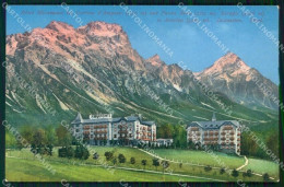 Belluno Cortina D'Ampezzo Hotel Miramonti Tirolo Dolomiti Cartolina RT1543 - Belluno