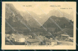 Belluno Santo Stefano Di Cadore Col Crison Tudaio Cartolina RT1518 - Belluno