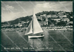 Savona Finale Ligure Barca Foto FG Cartolina ZK6427 - Savona