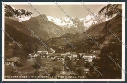 Aosta Prè Saint Didier Foto Cartolina ZQ4966 - Aosta