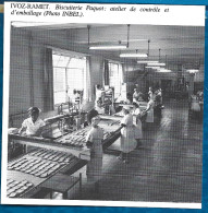 1980  --  BELGIQUE . IVOZ RAMET . BISCUITERIE PAQUOT . VUE INTERIEURE . 4A922 - Unclassified