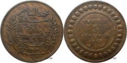 Tunisie - Protectorat Français - Naceur Bey - 5 Centimes 1916-AH1334 A - TTB/XF45 - Mon6011 - Tunesië