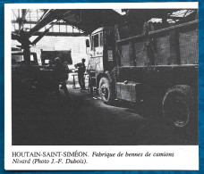 1980  --  BELGIQUE . HOUTAIN SAINT SIMEON . FABRIQUE DE BENNES NIVARD . 4A923 - Non Classés