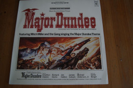 MAJOR DUNDEE DANIELE AMFITHEATROF MITCH MILLER CHARLTON HESTON RARE LP AUSTRALIEN 1982 REEDITION DU LP DE 1965 - Filmmusik