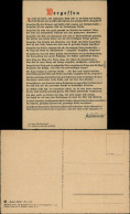 Postcard  Sprüche Menschen Soziales - Vergessen 1926 - Philosophy