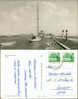 Postcard Balatonlelle Pier/Móló Schiffe 1962 - Ungarn