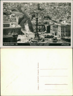 Postales Barcelona Monument Der Ramblas 1934 - Autres & Non Classés