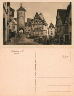 Ansichtskarte Rothenburg Ob Der Tauber Plönlein 1928 - Rothenburg O. D. Tauber