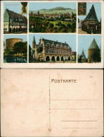 Goslar Kaiserworth, Panorama, Brusttuch, Zwinger, Rathaus, Breitetor 1920 - Goslar