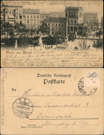 Ansichtskarte Kreuzberg-Berlin Belle-Allianceplatz - Belebt 1899  - Kreuzberg