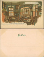 Cartoline Bozen Bolzano Künstlerkarte - Batzenhäusl - Innen 1908  - Other & Unclassified