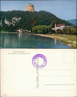 Ansichtskarte Kelheim Befreiungshalle Mit Donau Und Oberkelheim 1918 - Kelheim