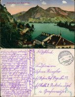 Bad Godesberg-Bonn Burg Drachenfels (Siebengebirge) Rhein Partie Rolandseck 1910 - Koenigswinter