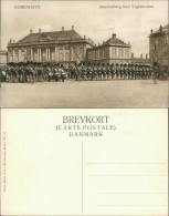 Postcard Kopenhagen København Amalienborg Med Vagtparaden 1916 - Denmark