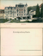 Postcard Marienbad Mariánské Lázně Obere Kaiserstrasse 1908  - Tchéquie