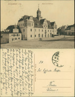 Ansichtskarte Lommatzsch Markt Und Rathaus 1917  - Lommatzsch