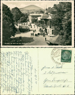 Bad Salzbrunn Szczawno-Zdrój Kurplatz Mit Blick Auf Den Hochwald 1940  - Schlesien