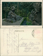 Ansichtskarte Reinsberg (Sachsen) Grabentour 1908 Silber-Effekt - Reinsberg (Sachsen)