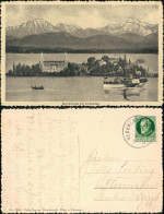 Ansichtskarte Chiemsee Herreninsel Im Chiemsee Mit Dampfer 1920 - Chiemgauer Alpen